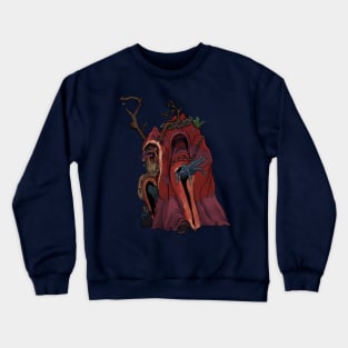 Krampus is coming to town, beware Crewneck Sweatshirt